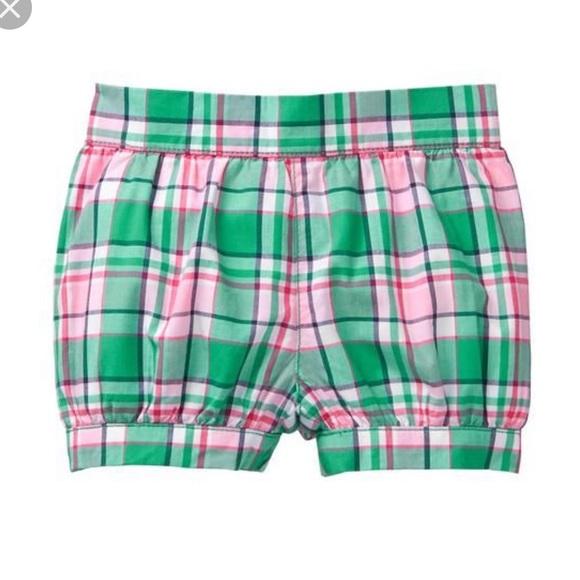 Gymboree Other - NWT Baby Girl Pink Plaid Bubble Shorts 3-6 months